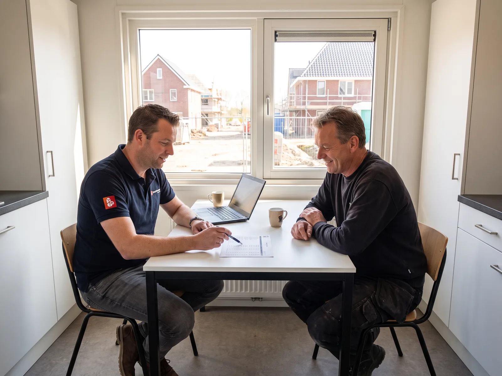 Onze kostendeskundige in gesprek aan tafel